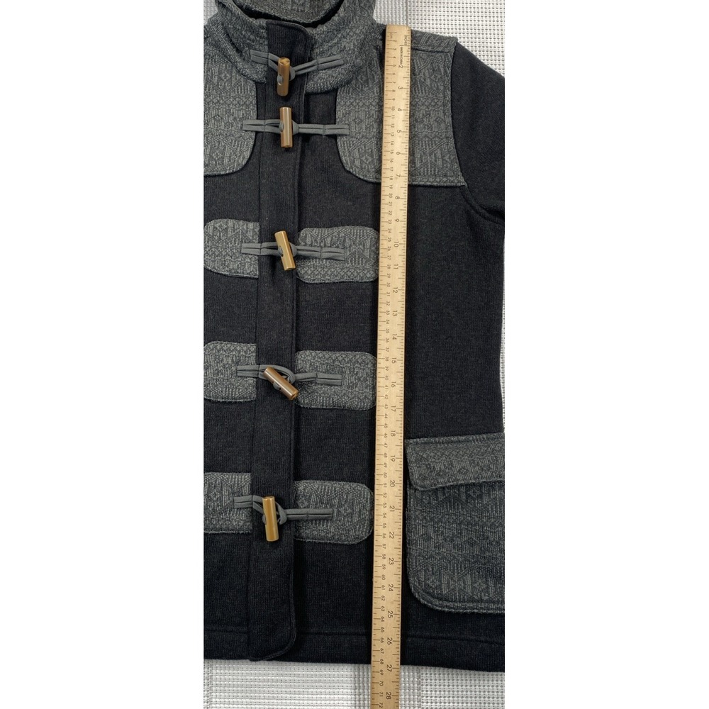 Patagonia Women's Small Better Sweater Icelandic Coat Toggles Forge Gray - Picture 4 of 8
